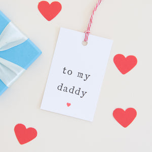 'To my Parents or Grandparents' Gift Tag