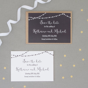 Fairy Light Wedding Invitation Set