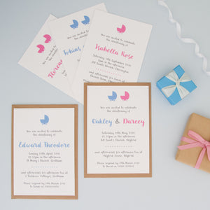 Personalised Christening Or Naming Ceremony Invitations