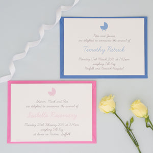 Personalised Birth Announcements