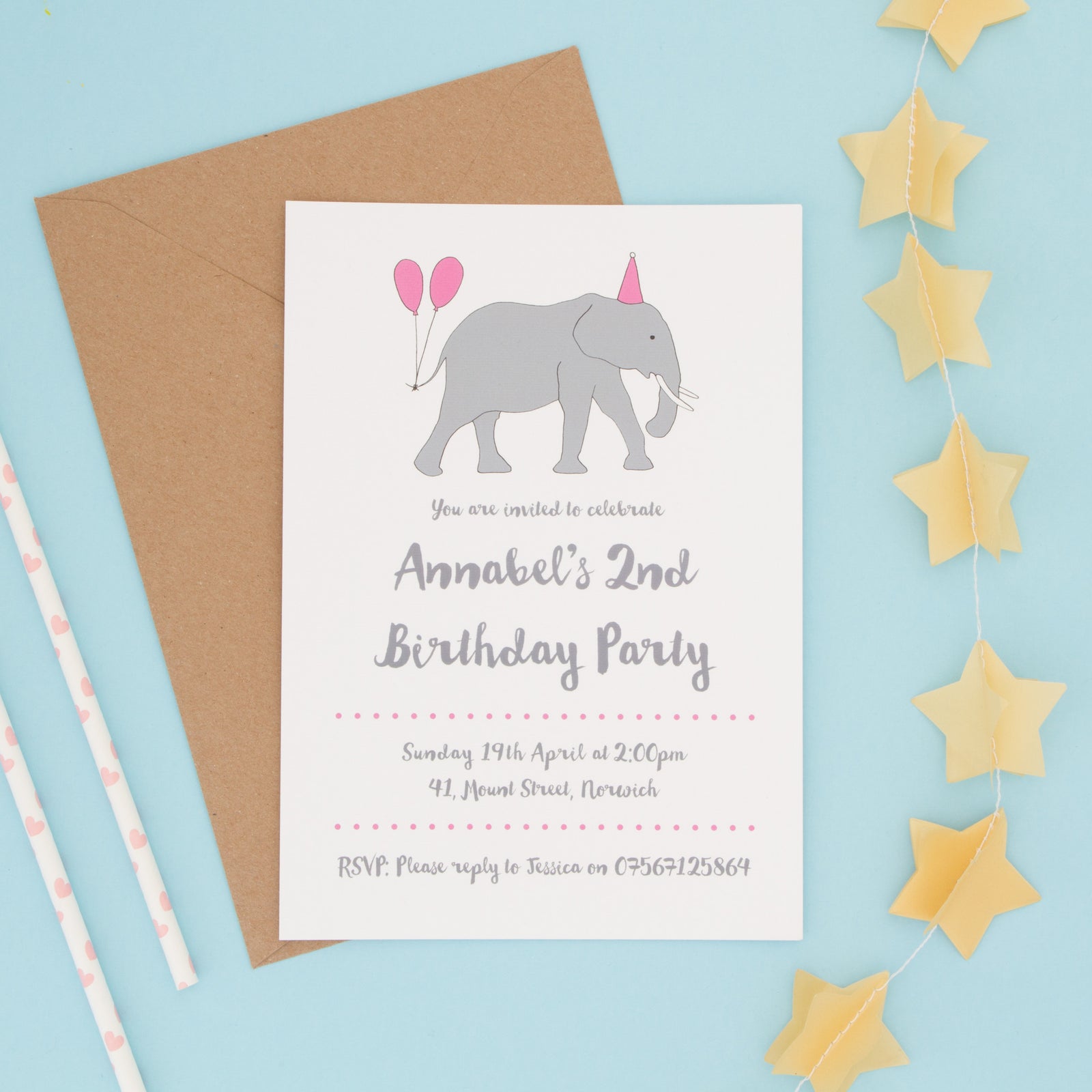 Children's Animal Party Invitations