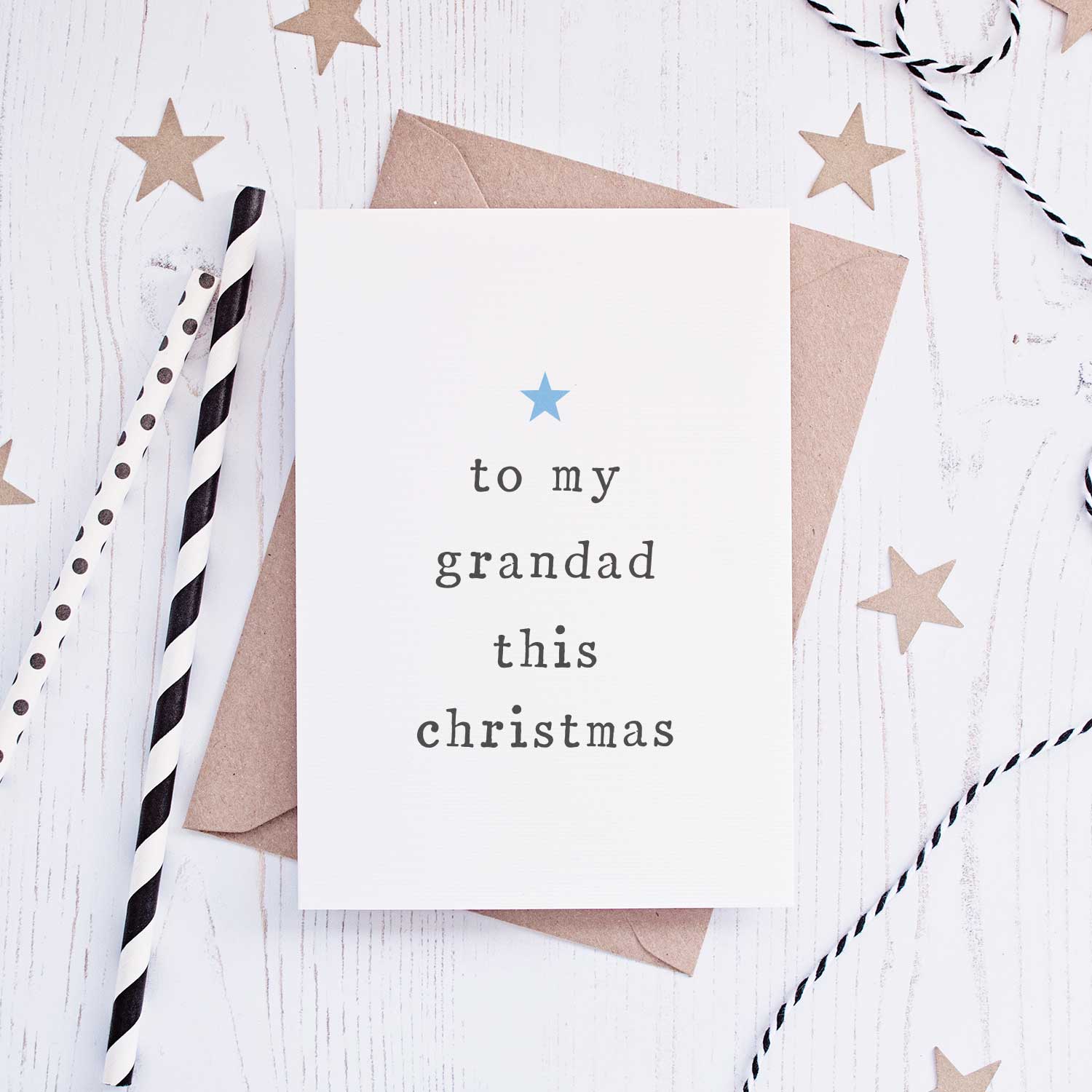 'To My' Grandparents Christmas Card