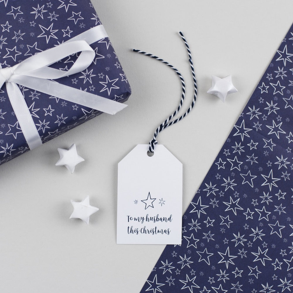 Christmas Gift Tag For Husband, Wife or Fiancé