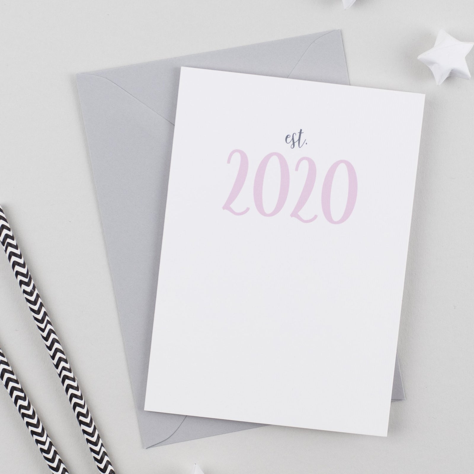 Established Date New Baby Card