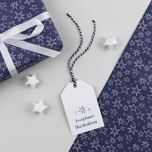 Christmas Gift Tag For Husband, Wife or Fiancé