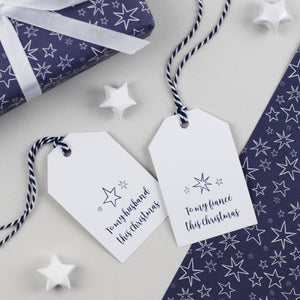 Christmas Gift Tag For Husband, Wife or Fiancé