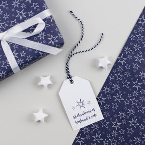 1st Christmas Gift Tag For Husband Or Wife