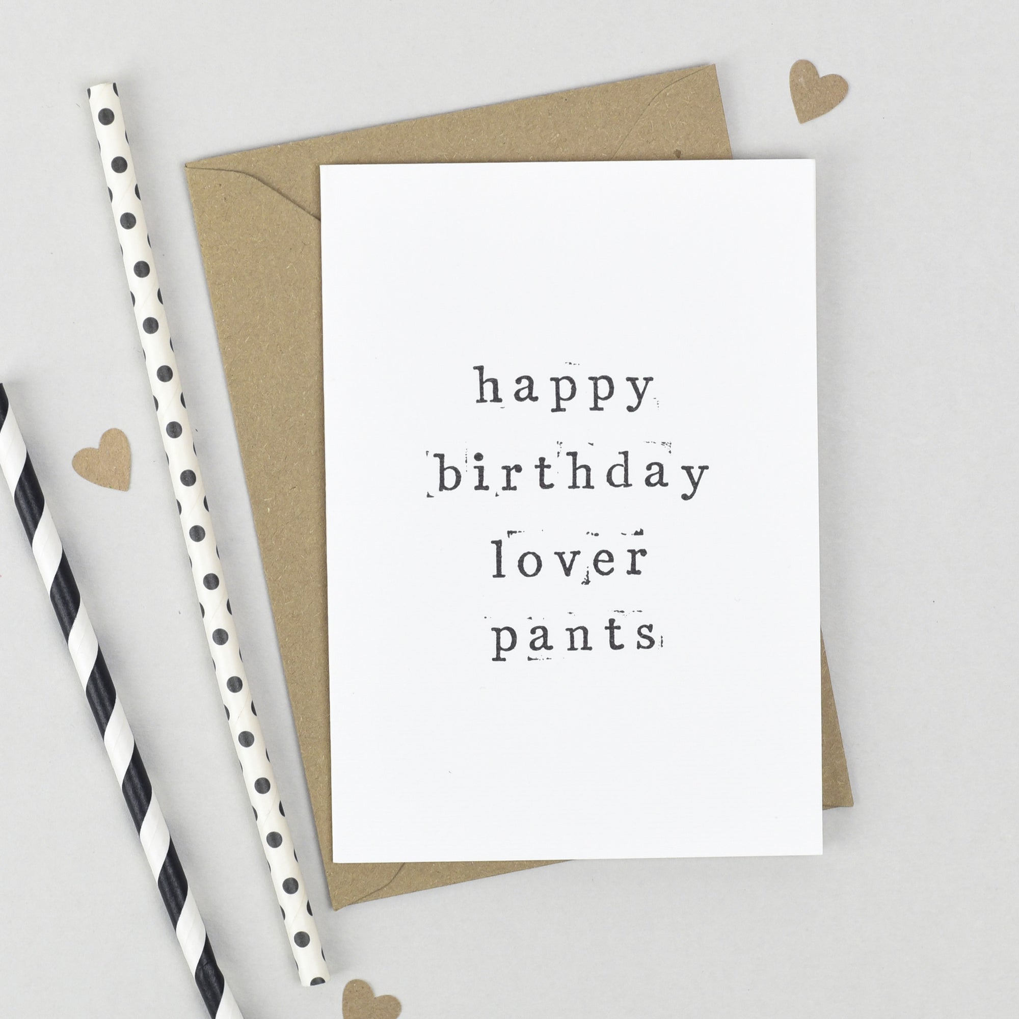 Happy Birthday Lover Pants Card