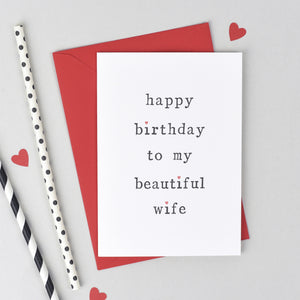 Husband or Wife Birthday Card