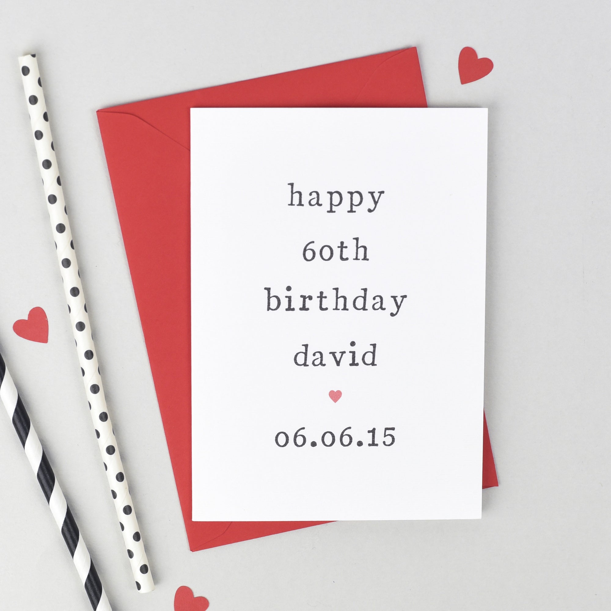 Personalised Milestone Birthday Card