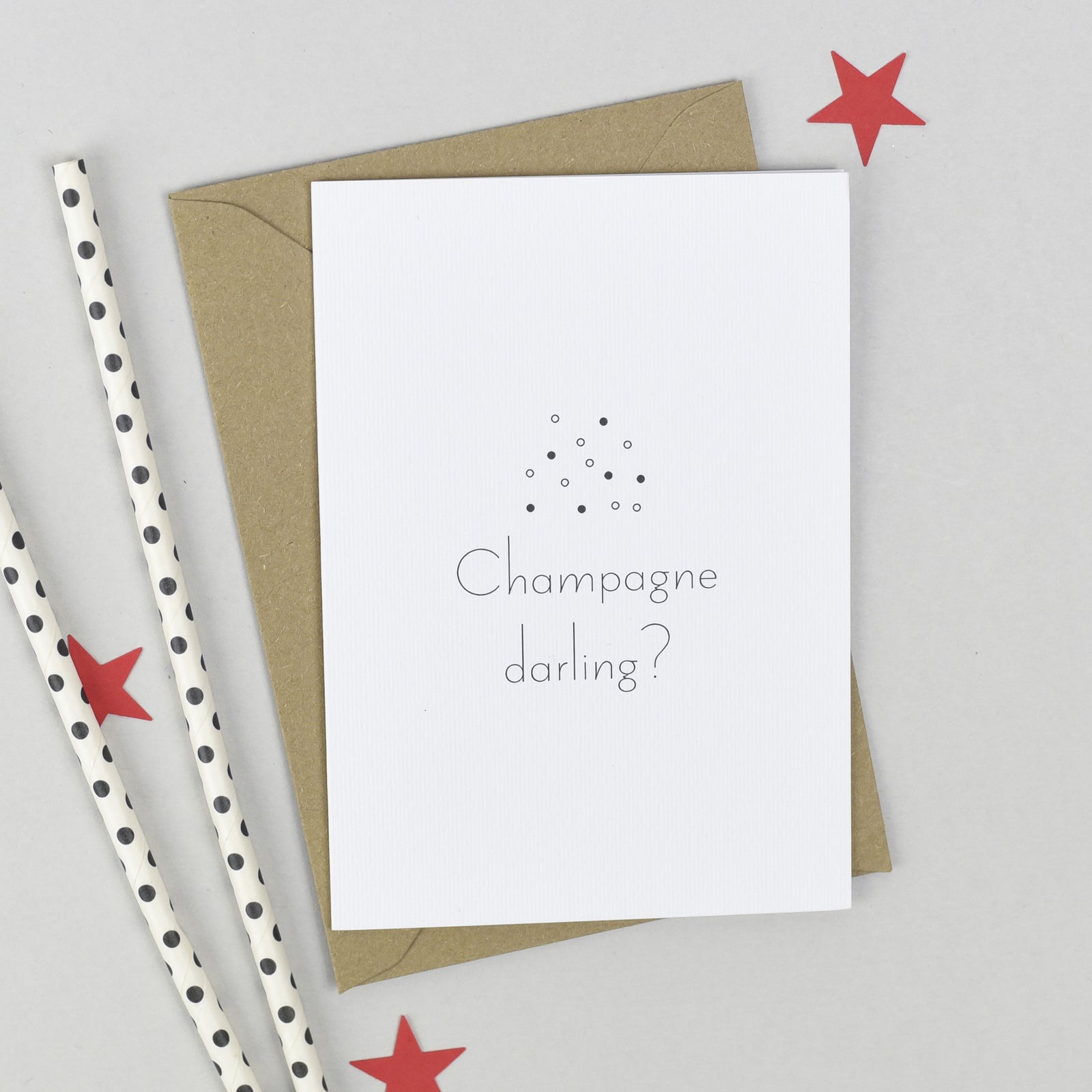 Champagne Darling? Congratulations Card