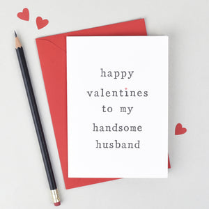 Husband or Wife Valentines Card