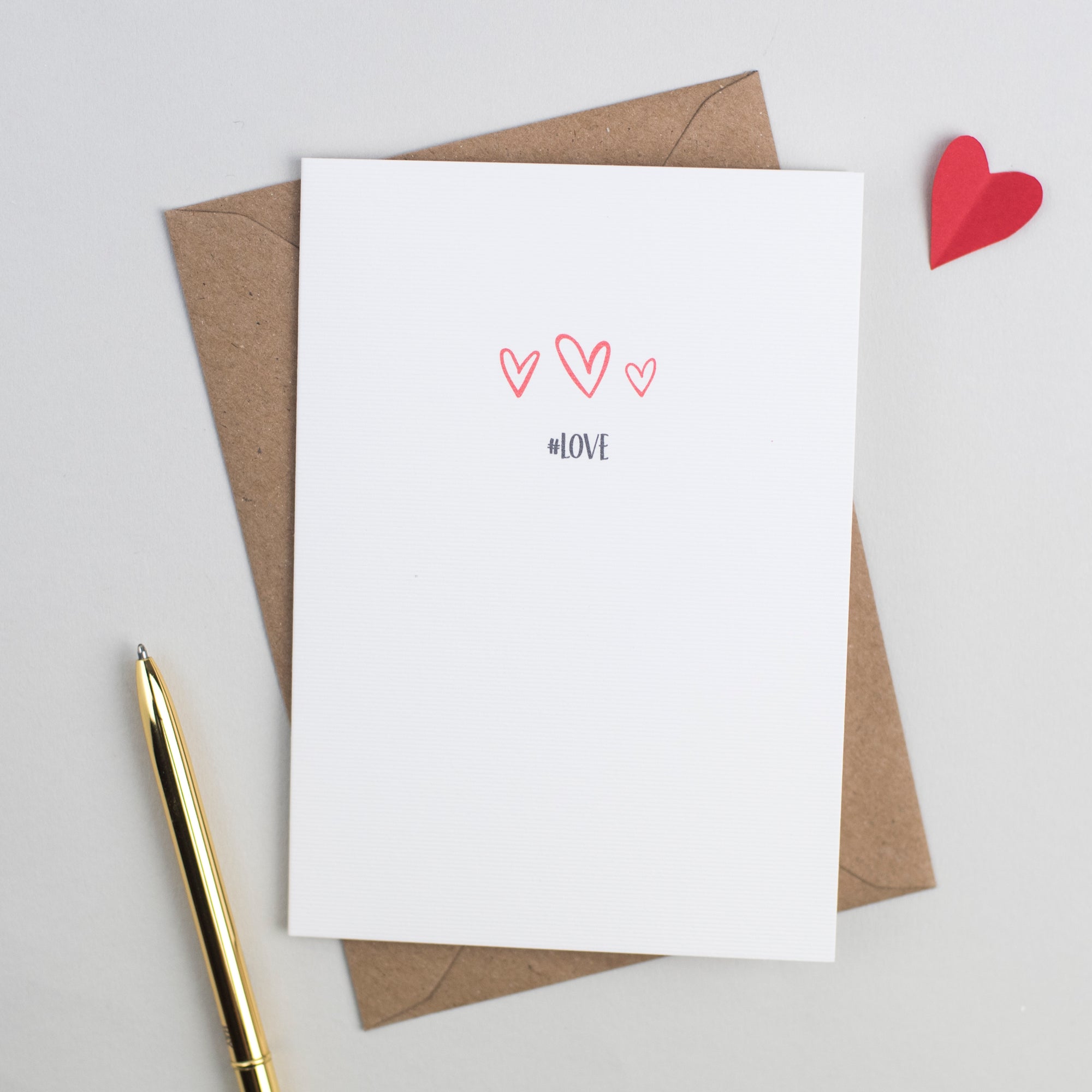 '#LOVE' Anniversary or Valentines Card