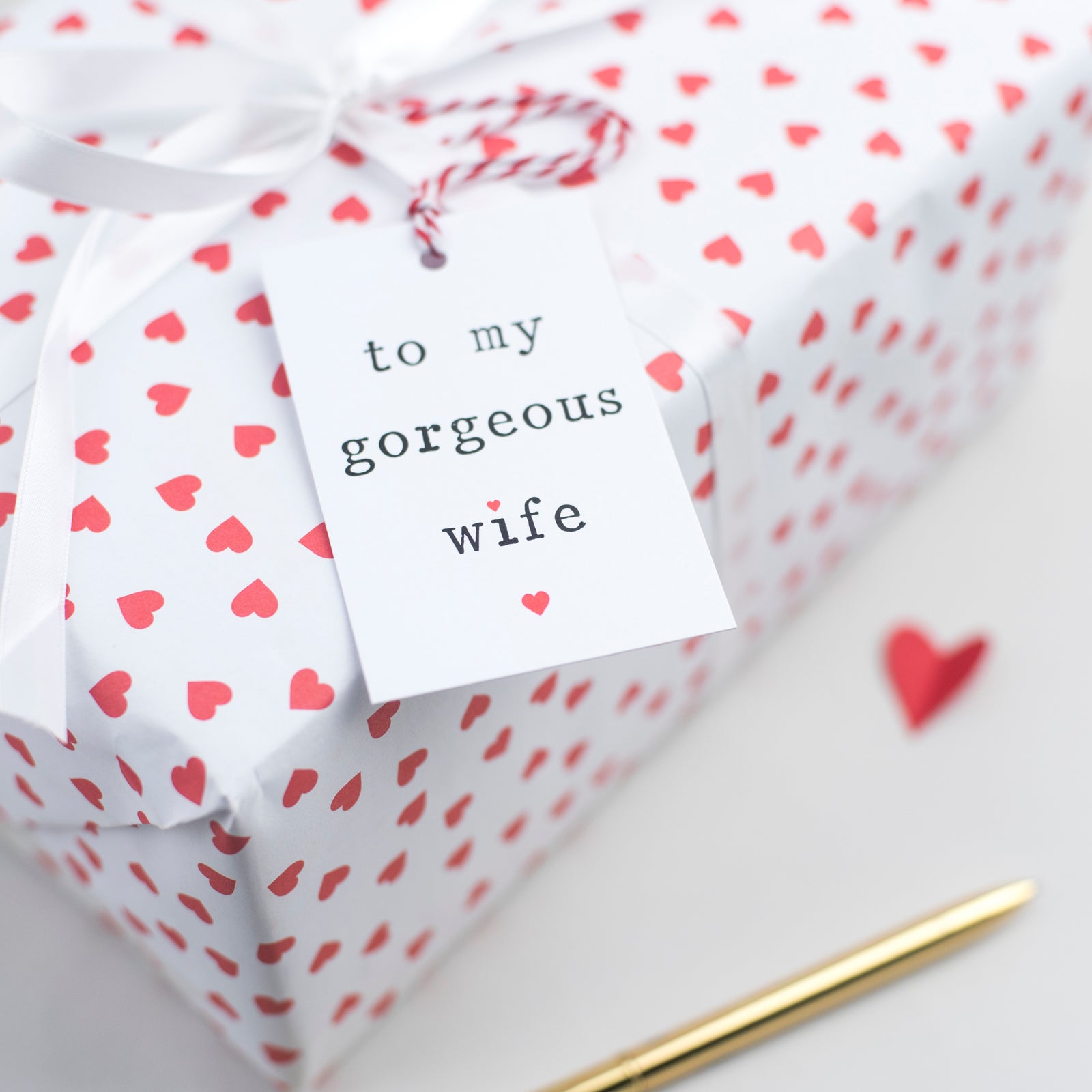 'To my husband or wife' Gift Tag