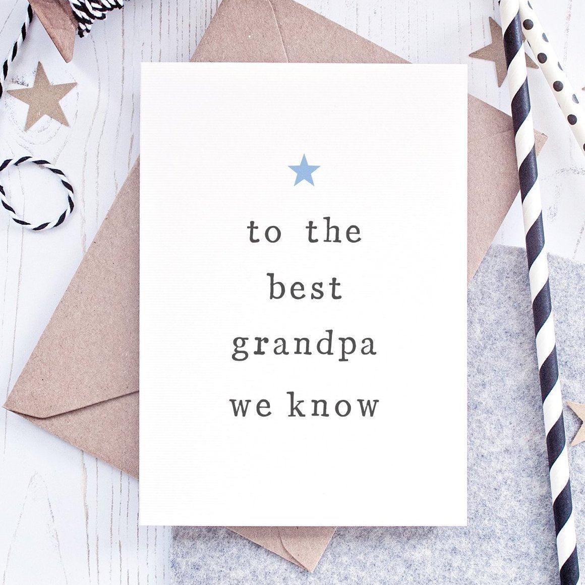 'To The Best' Father's Day Card