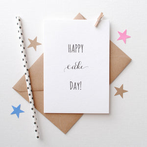 Happy Cake Day Birthday Card