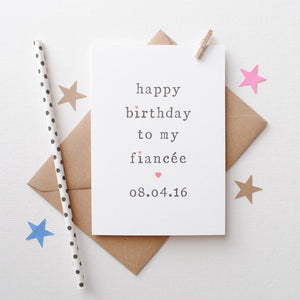 Personalised 'Happy Birthday To My' Birthday Card