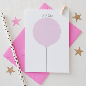 It's A Girl! It's A Boy! New Baby Card