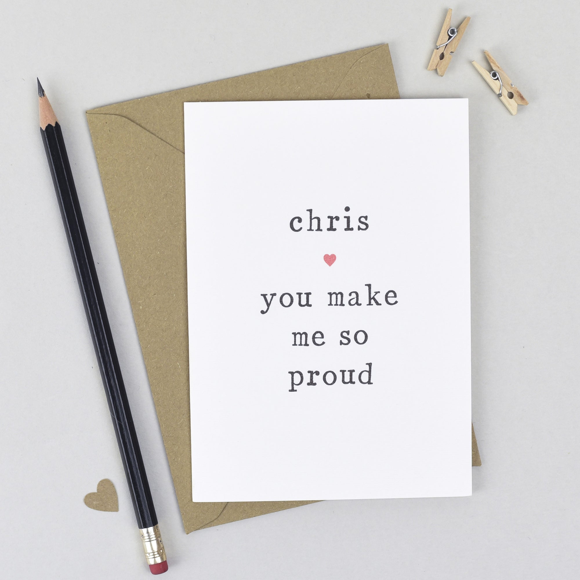 'So Proud' Congratulations Card