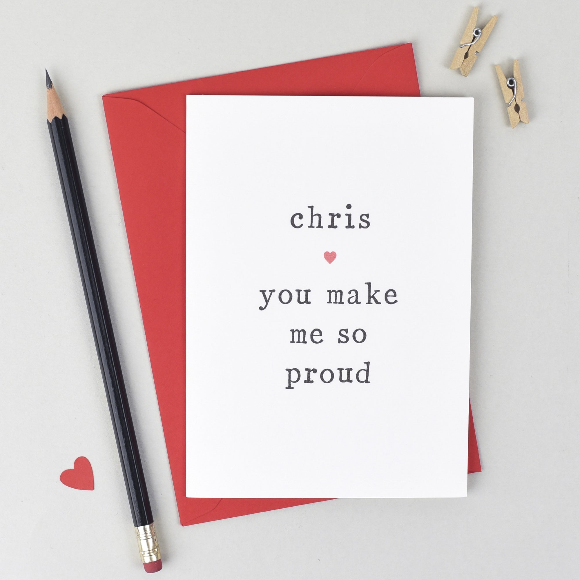 'So Proud' Congratulations Card