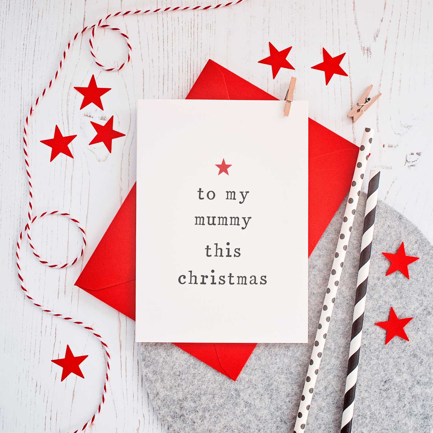 'To My' Parents Christmas Card