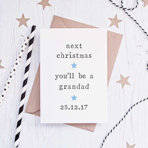 'Next Christmas' Grandparent Card