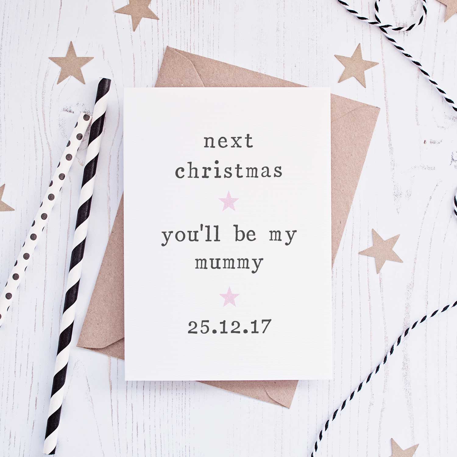 'Next Christmas' Daddy or Mummy Card