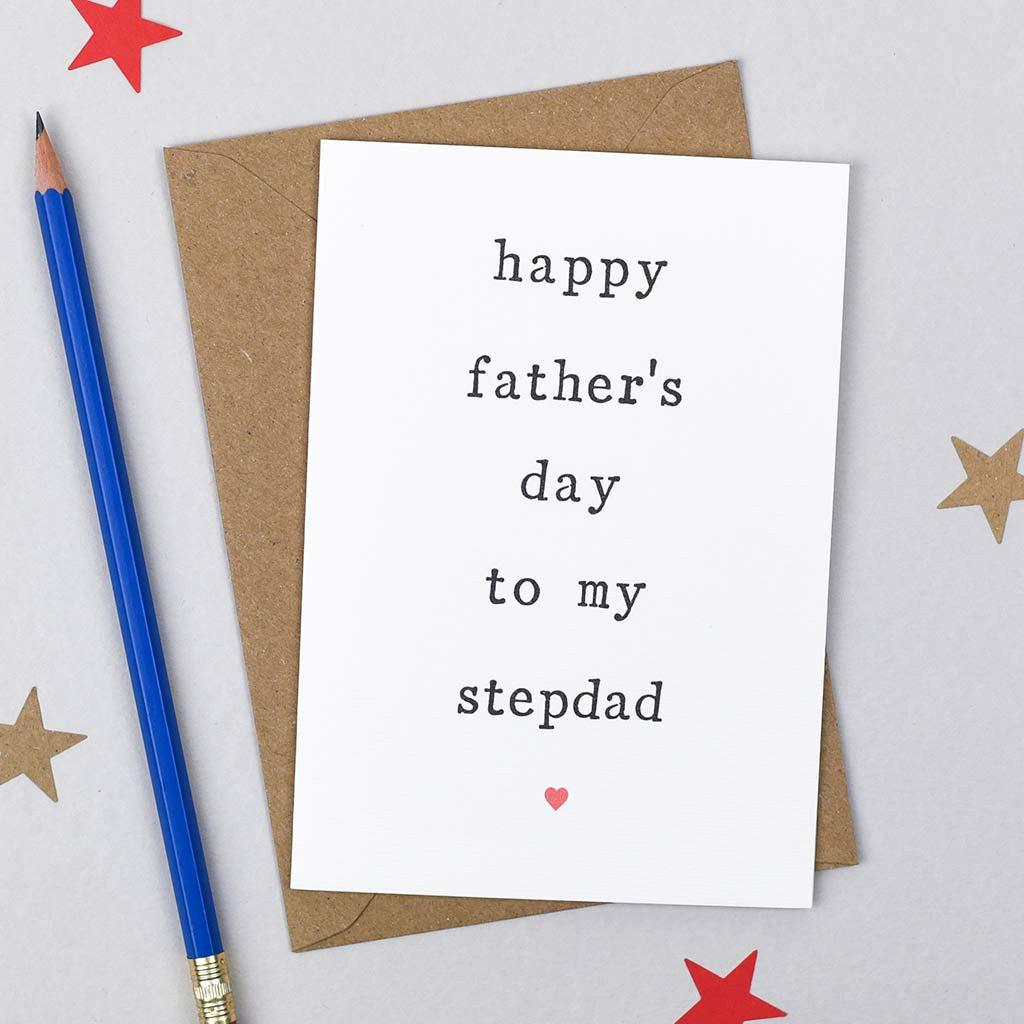 'Happy Father's Day' Stepdad Card