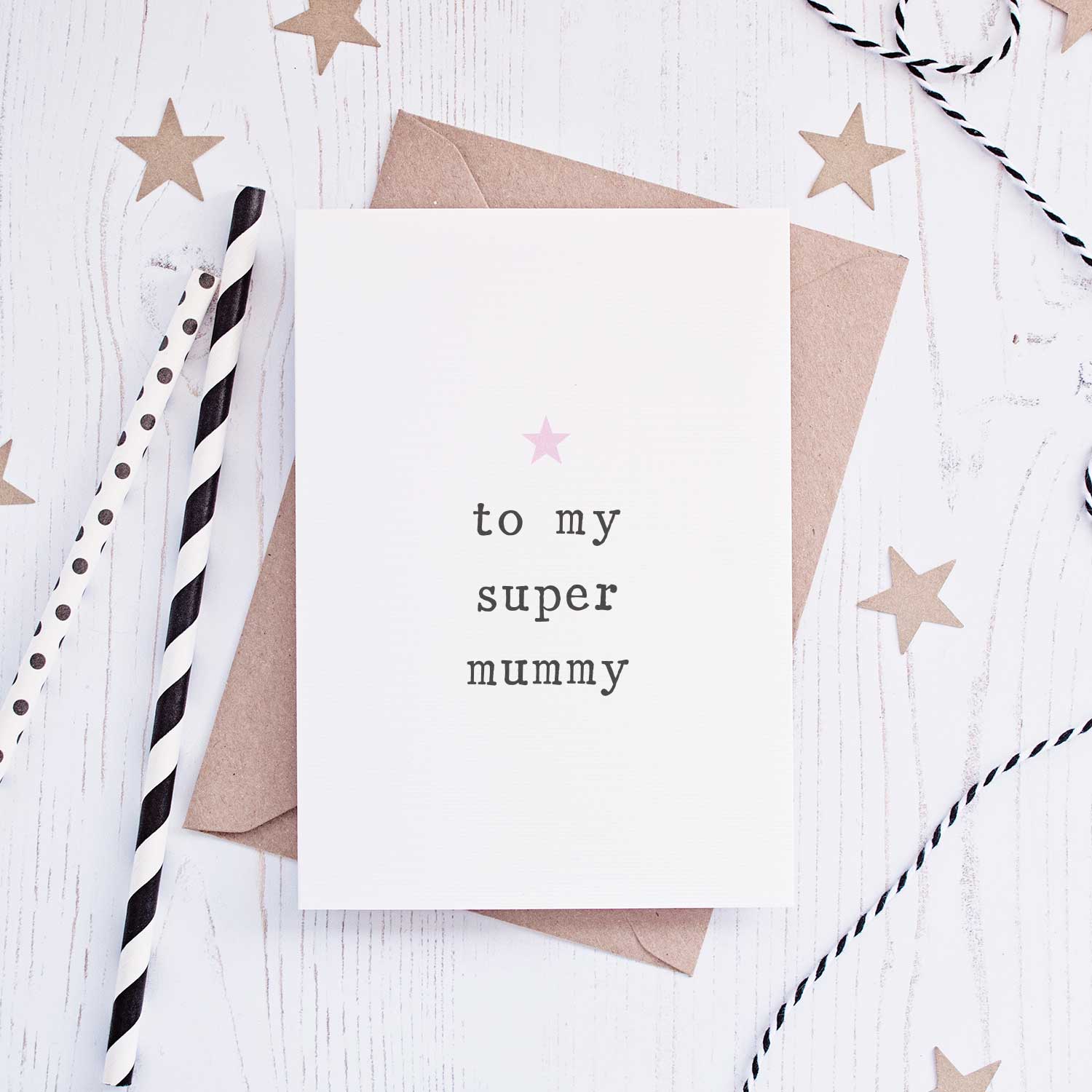 'Super Mummy' Mother's Day Card
