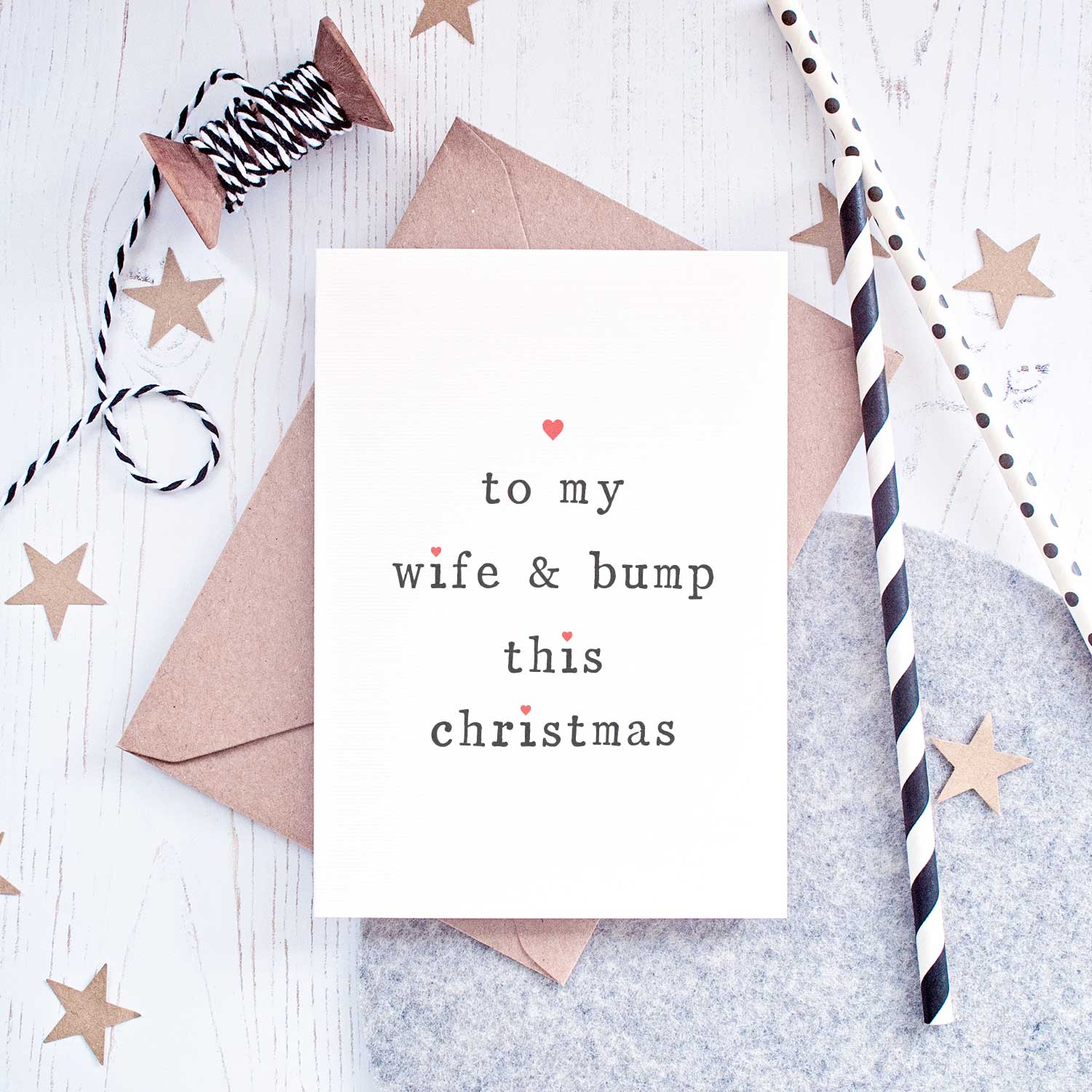Wife or Husband Christmas Card